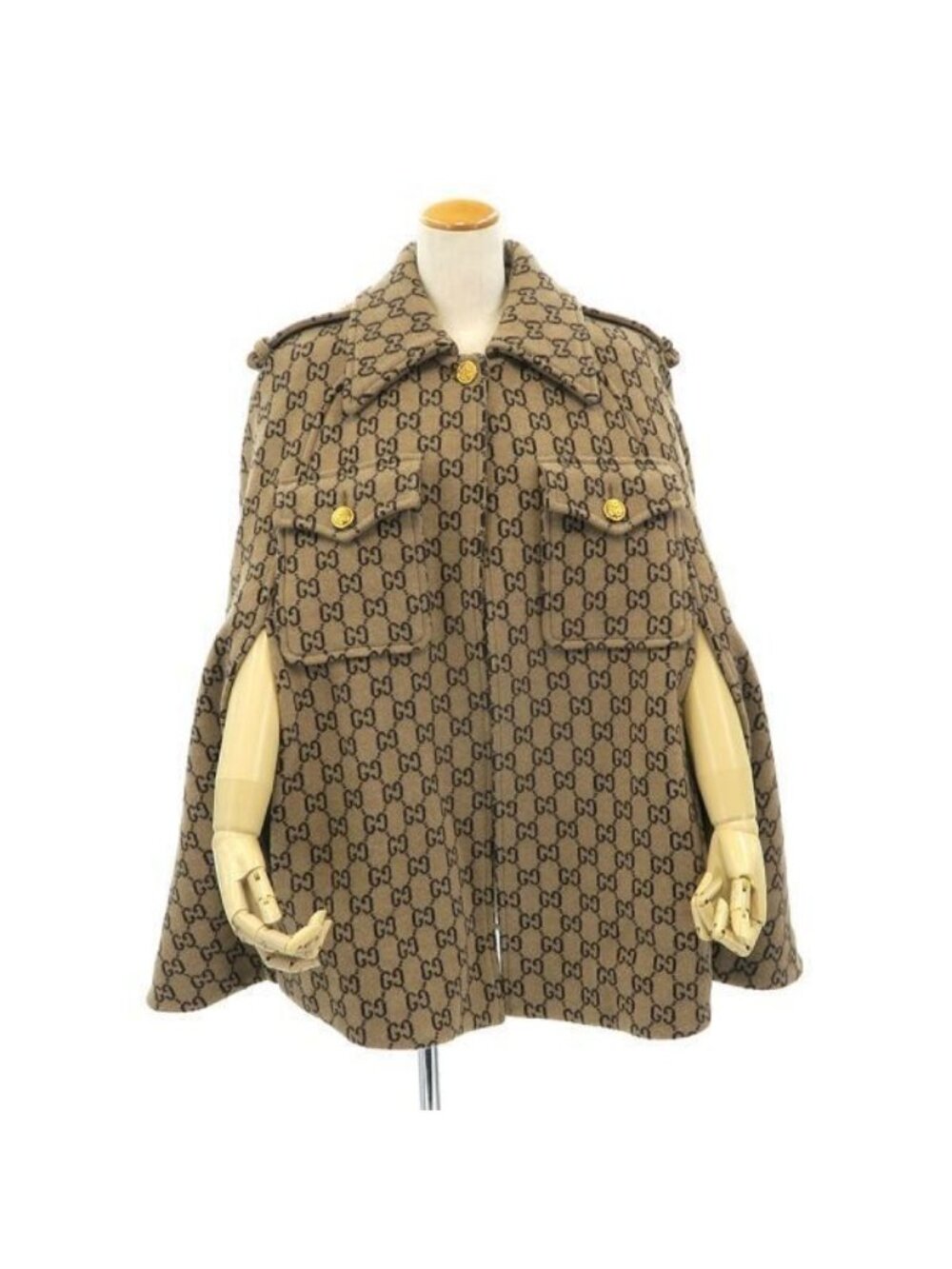 Gucci Poncho Cape & Ponchos Brown